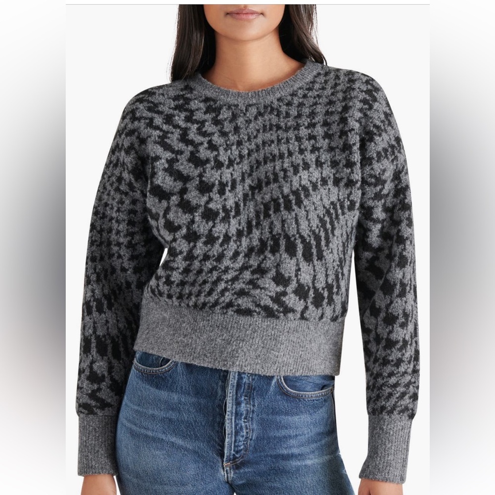 Steve Madden houndstooth  sweater